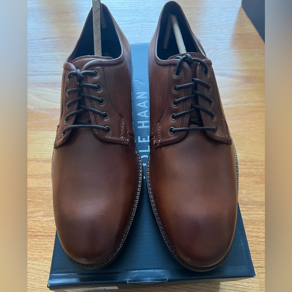 COLE HAAN Grand Portman  Men’s Dressing Shoes Size 7.5M Brown Genuine Leather